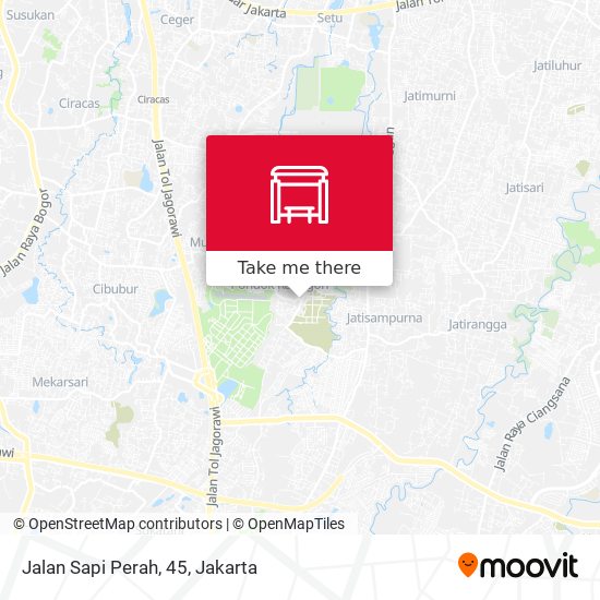 Jalan Sapi Perah, 45 map