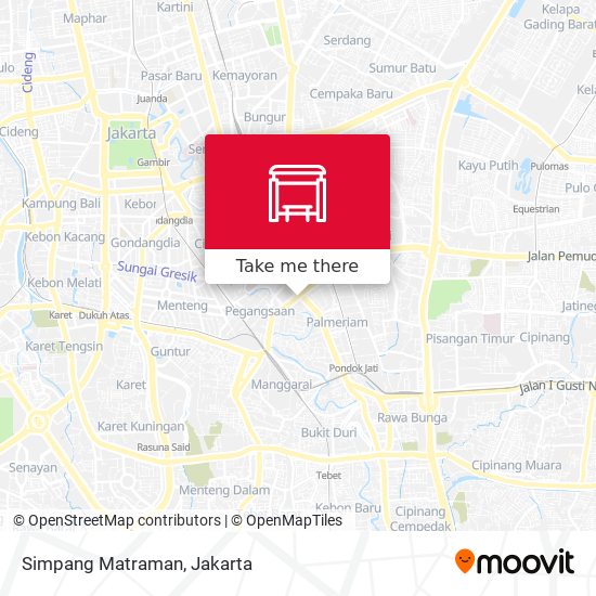 Simpang Matraman map