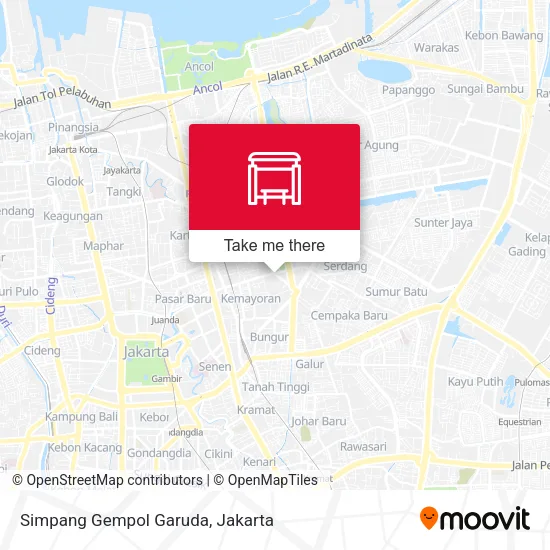Simpang Gempol Garuda map