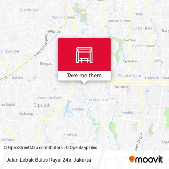 Jalan Lebak Bulus Raya, 24a map