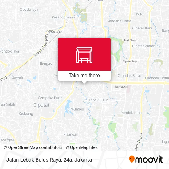 Jalan Lebak Bulus Raya, 24a map