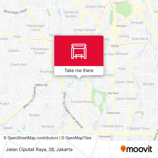 Jalan Ciputat Raya, 28 map