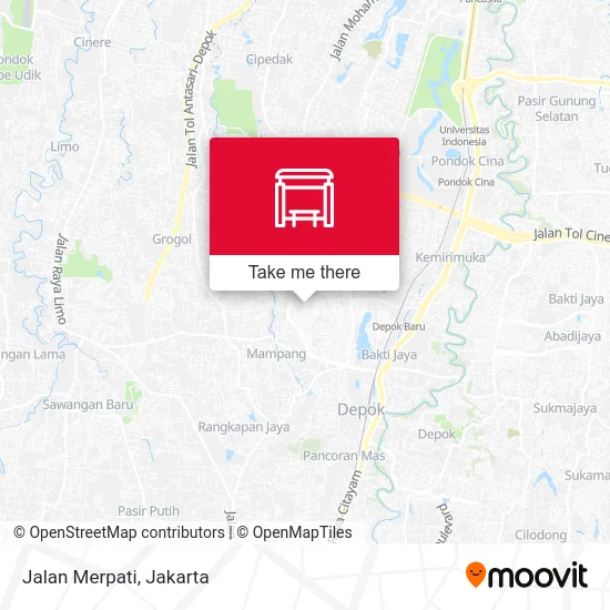Jalan Merpati map