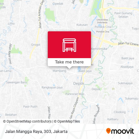 Jalan Mangga Raya, 303 map