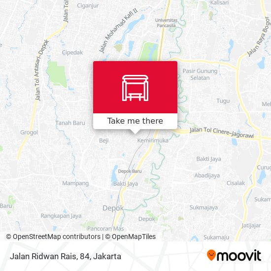 Jalan Ridwan Rais, 84 map