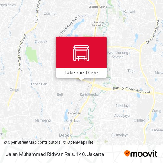 Jalan Muhammad Ridwan Rais, 140 map