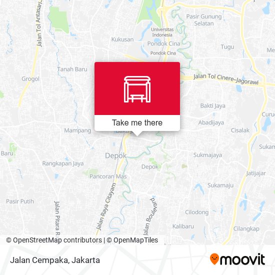 Jalan Cempaka map