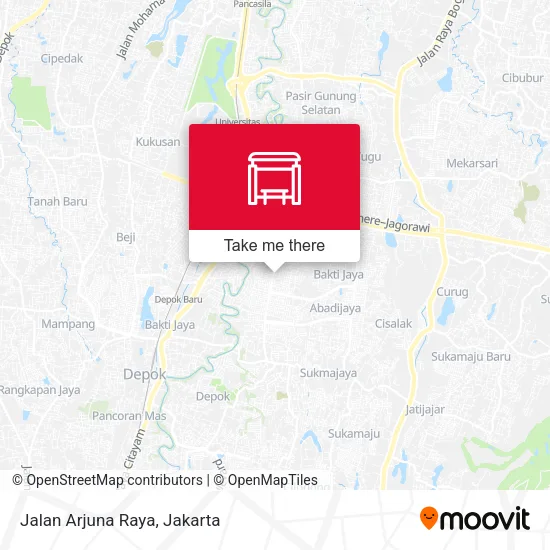 Jalan Arjuna Raya map