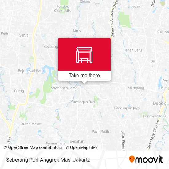 Seberang Puri Anggrek Mas map