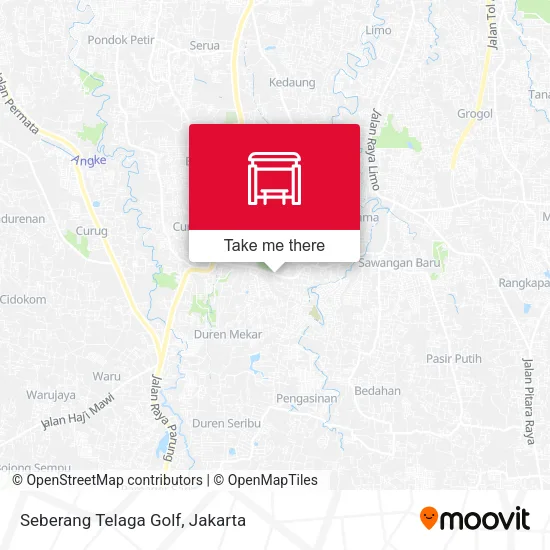 Seberang Telaga Golf map