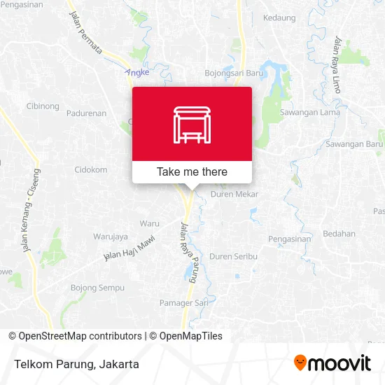 Telkom Parung map
