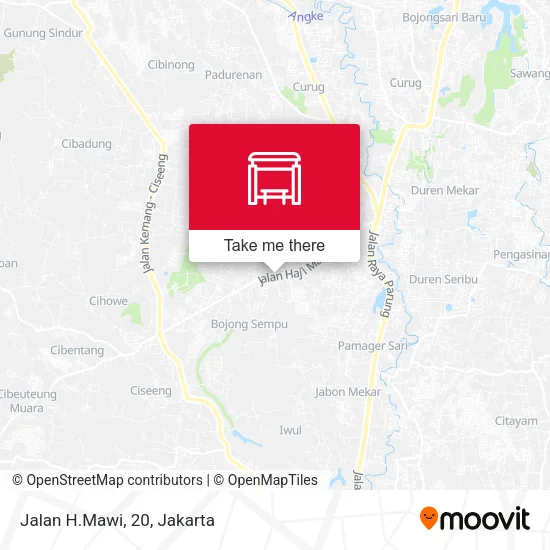 Jalan H.Mawi, 20 map