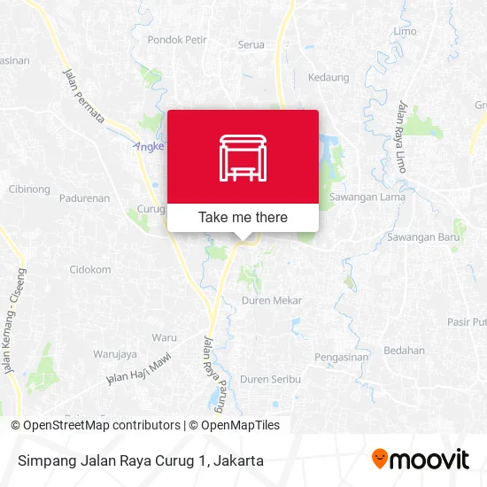 Simpang Jalan Raya Curug 1 map