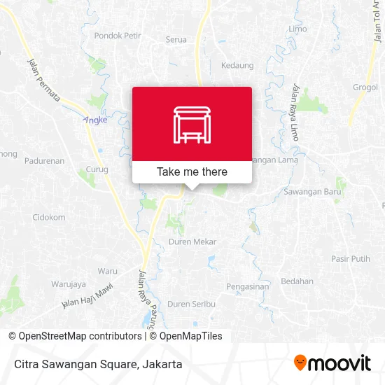 Citra Sawangan Square map
