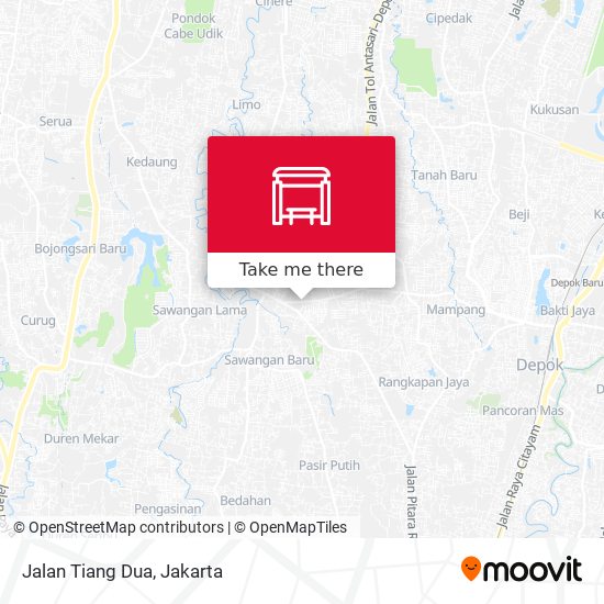 Jalan Tiang Dua map