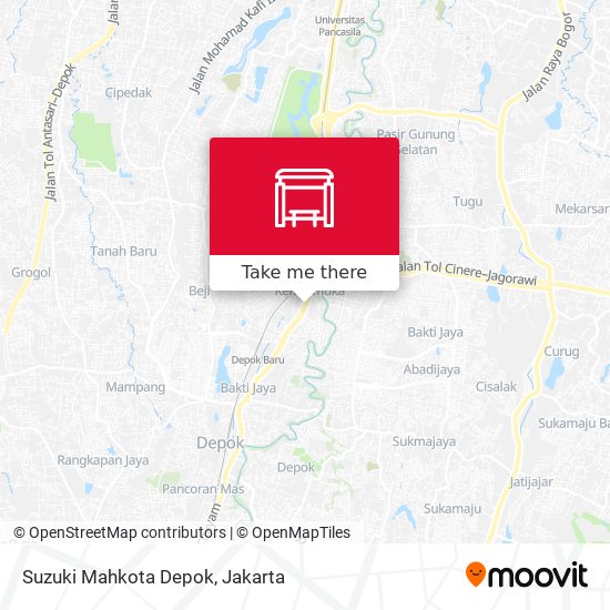 Suzuki Mahkota Depok map