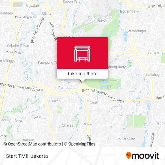 Start TMII map
