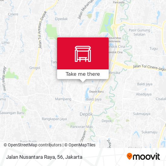 Jalan Nusantara Raya, 56 map