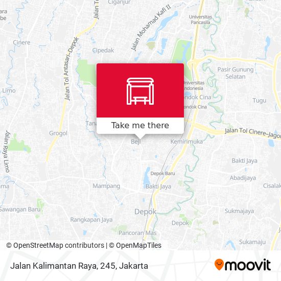 Jalan Kalimantan Raya, 245 map