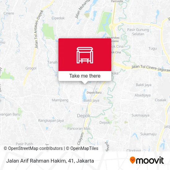 Jalan Arif Rahman Hakim, 41 map