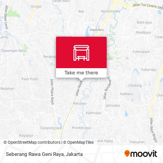Seberang Rawa Geni Raya map