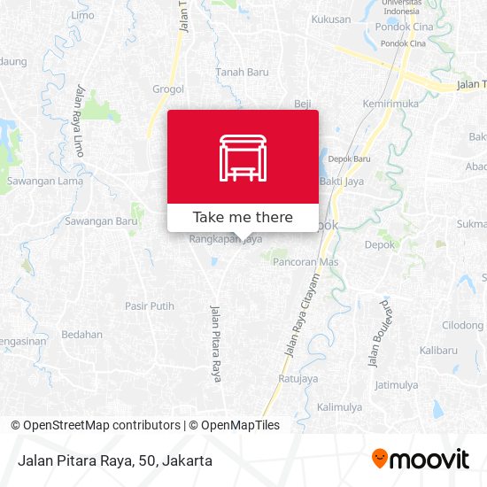 Jalan Pitara Raya, 50 map