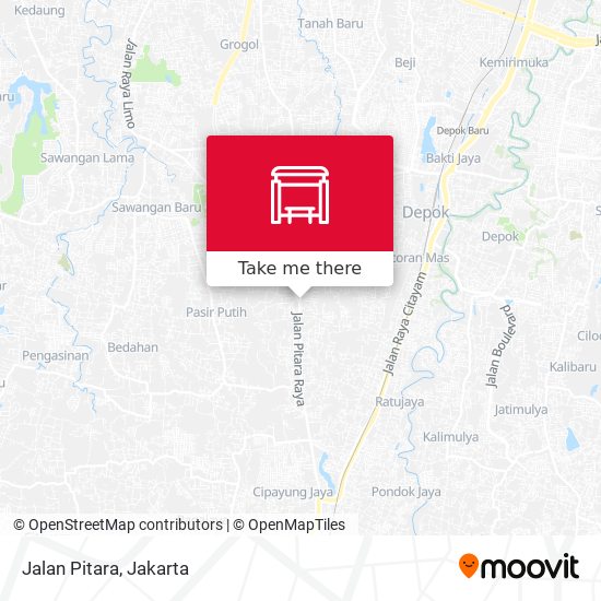 Jalan Pitara map