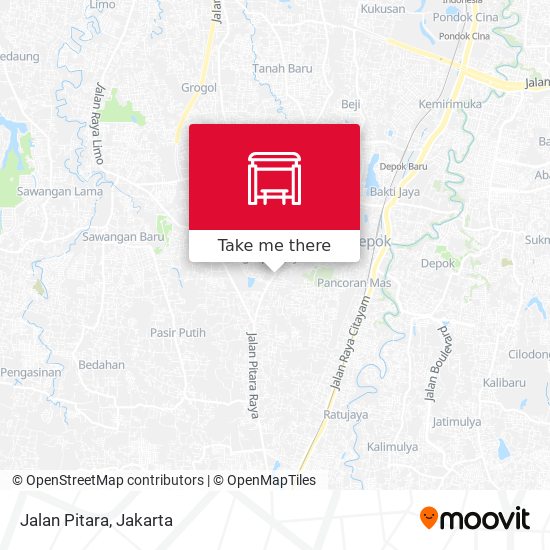 Jalan Pitara map