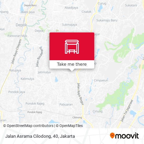 Jalan Asrama Cilodong, 40 map
