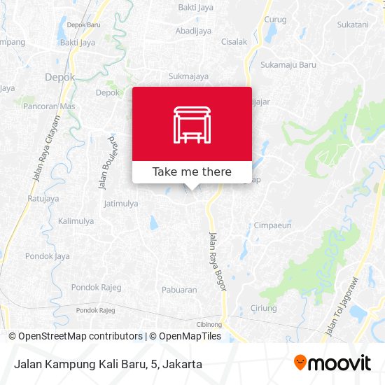 Jalan Kampung Kali Baru, 5 map