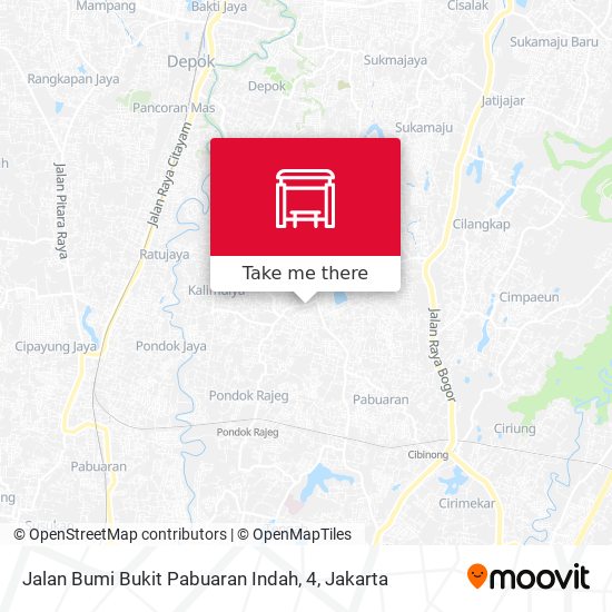Jalan Bumi Bukit Pabuaran Indah, 4 map