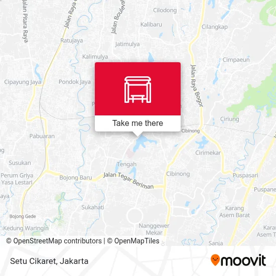 Setu Cikaret map