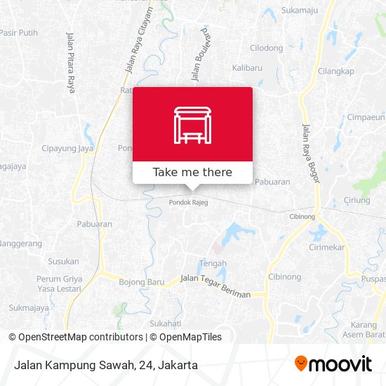 Jalan Kampung Sawah, 24 map