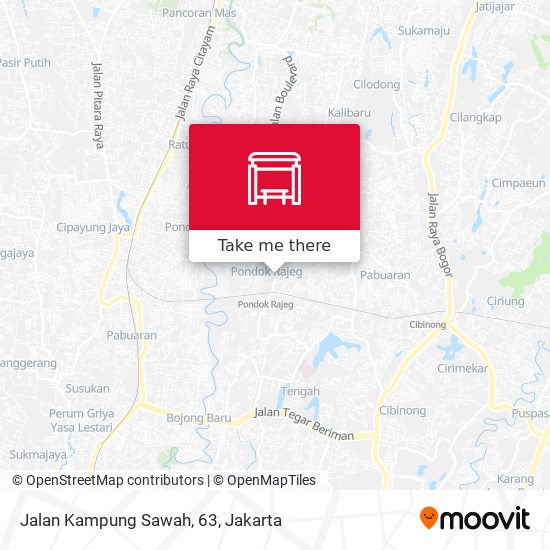 Jalan Kampung Sawah, 63 map