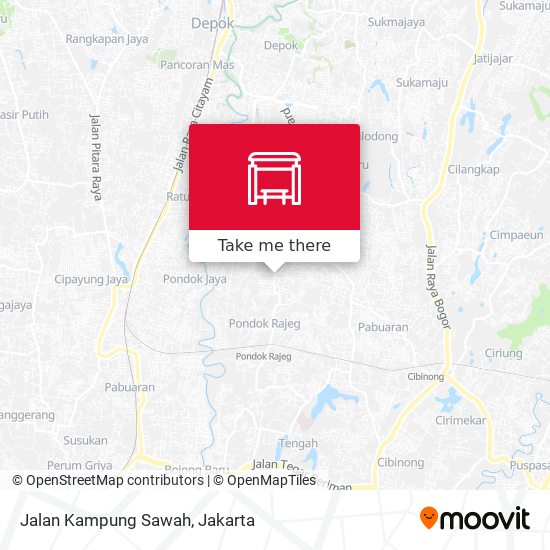 Jalan Kampung Sawah map