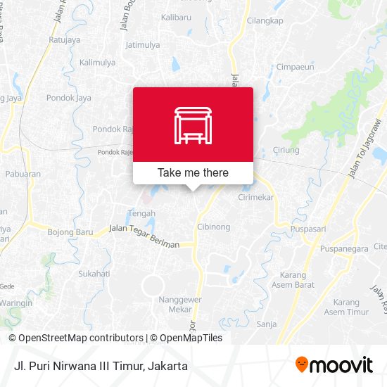 Jl. Puri Nirwana III Timur map