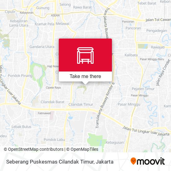 Seberang Puskesmas Cilandak Timur map
