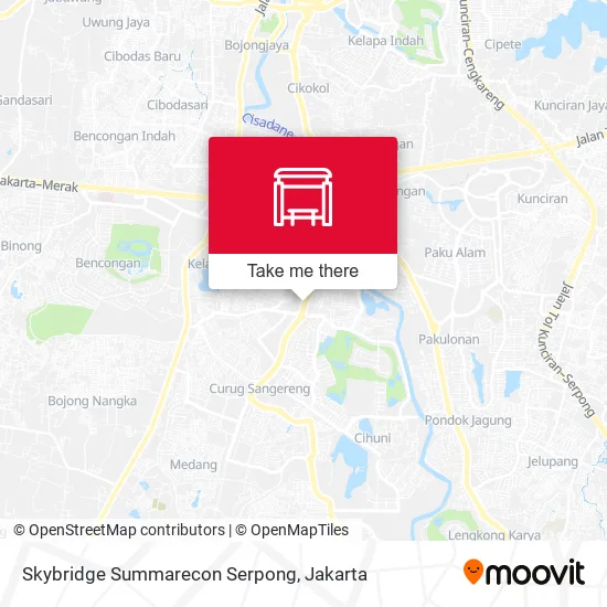 Skybridge Summarecon Serpong map