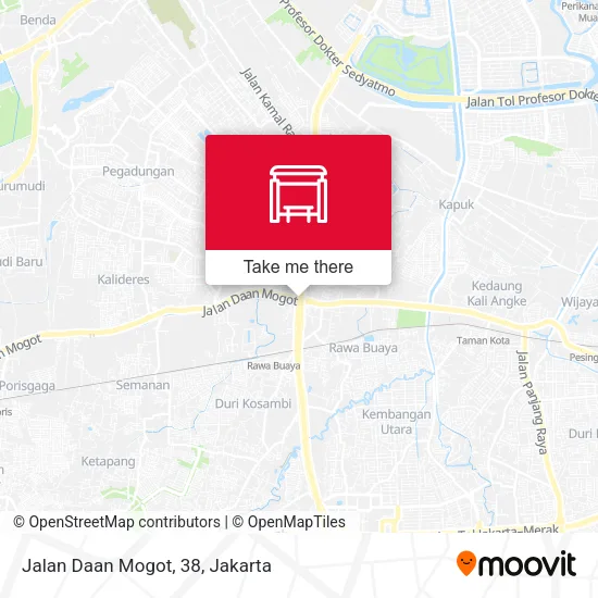 Jalan Daan Mogot, 38 map