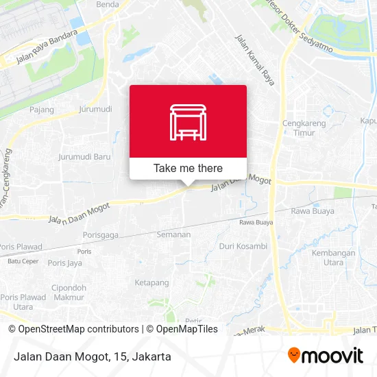 Jalan Daan Mogot, 15 map