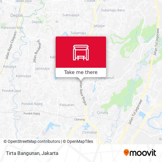 Tirta Bangunan map