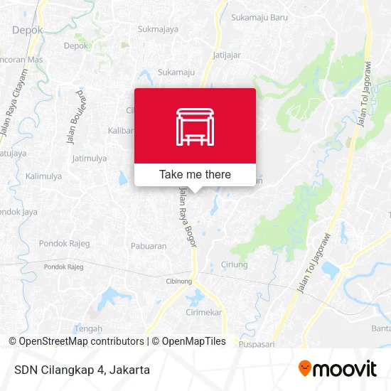 SDN Cilangkap 4 map