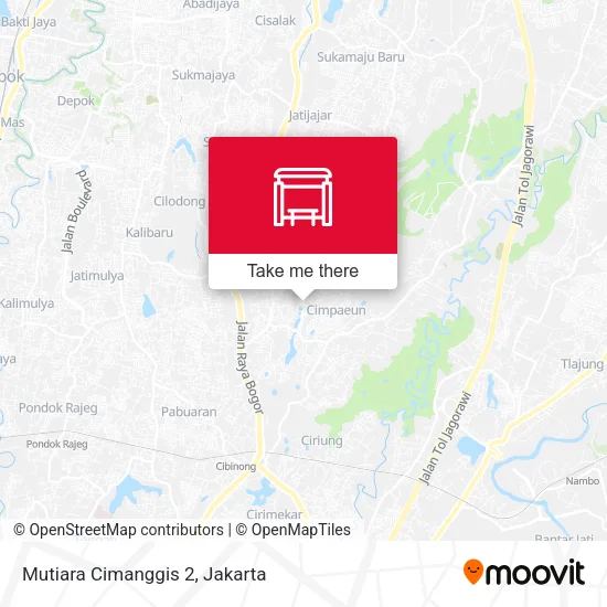 Mutiara Cimanggis 2 map