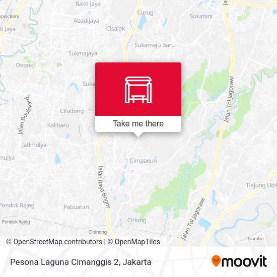 Pesona Laguna Cimanggis 2 map