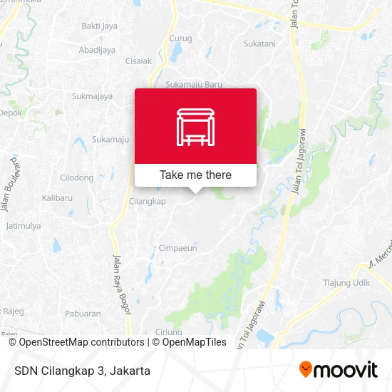 SDN Cilangkap 3 map