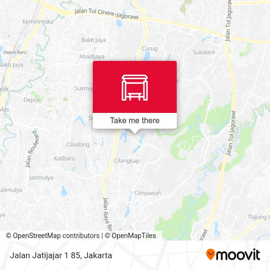 Jalan Jatijajar 1 85 map