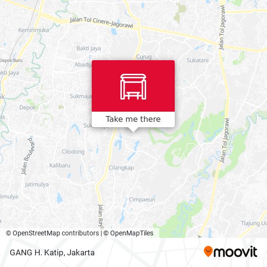 GANG H. Katip map