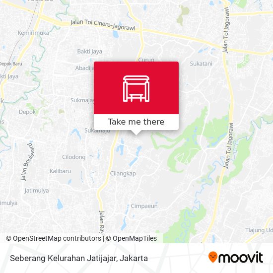 Seberang Kelurahan Jatijajar map