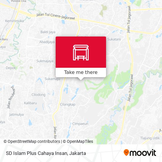 SD Islam Plus Cahaya Insan map