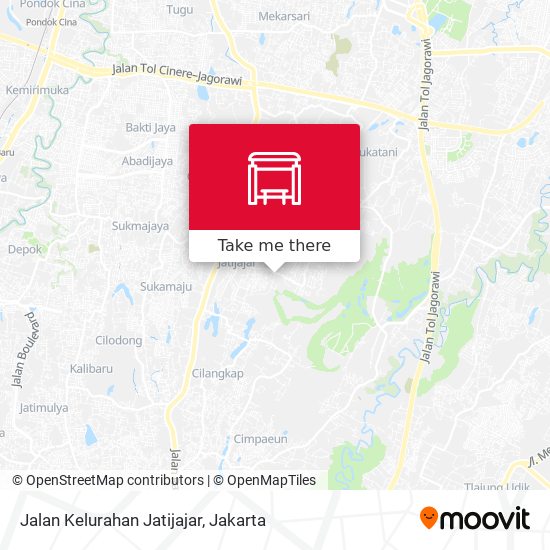 Jalan Kelurahan Jatijajar map